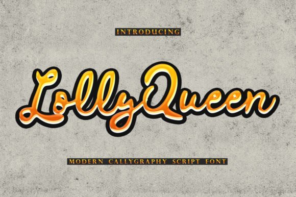 Lolly Queen Font - Featured Image