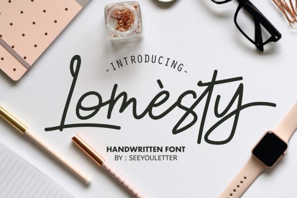 Lomesty Font - Featured Image