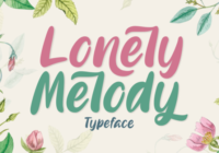 Lonely Melody Font - Featured Image
