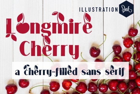 Longmire Cherrry Font - Featured Image