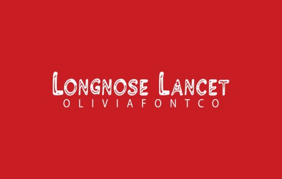 Longnose Lancet Font - Featured Image