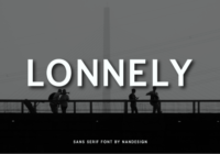 Lonnely Font - Featured Image