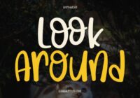 Look Around Font - Featured Image