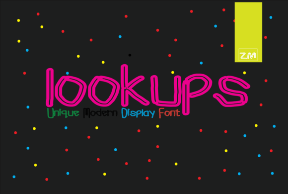Lookups Font - Featured Image