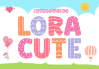 Lora Cute Font - Featured Image
