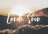 Lorde Soon Font - Featured Image