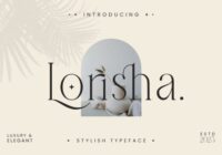 Lorisha Font - Featured Image