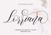 Lorriana Font - Featured Image