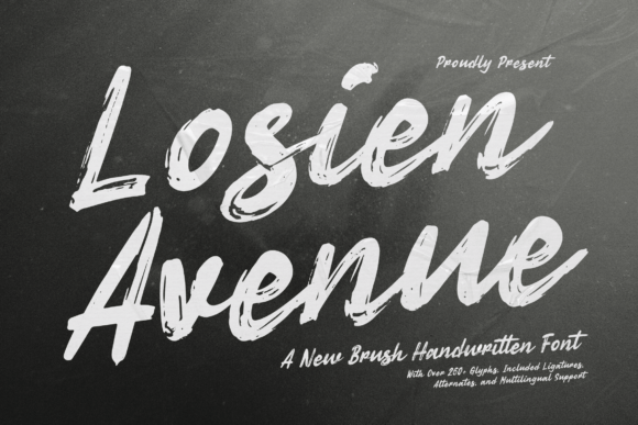 Losien Avenue Font - Featured Image