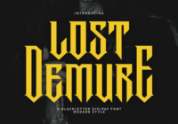 Lost Demure Font - Featured Image