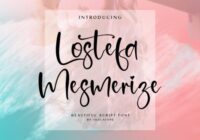 Lostefa Mesmerize Font - Featured Image