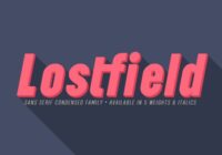Lostfield Font - Featured Image