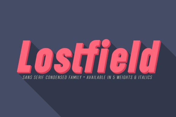 Lostfield Font - Featured Image
