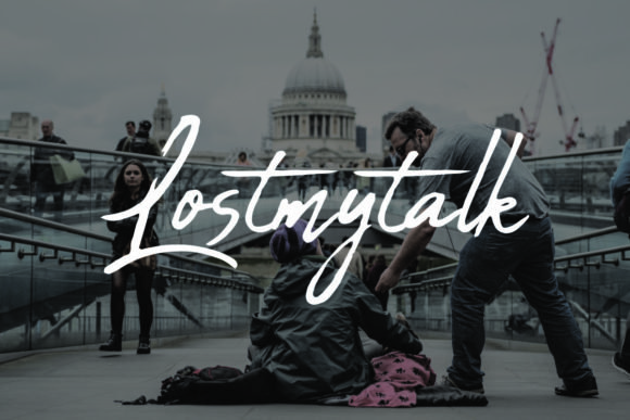 Lostmytalk Font - Featured Image