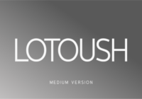 Lotoush Medium Font - Featured Image
