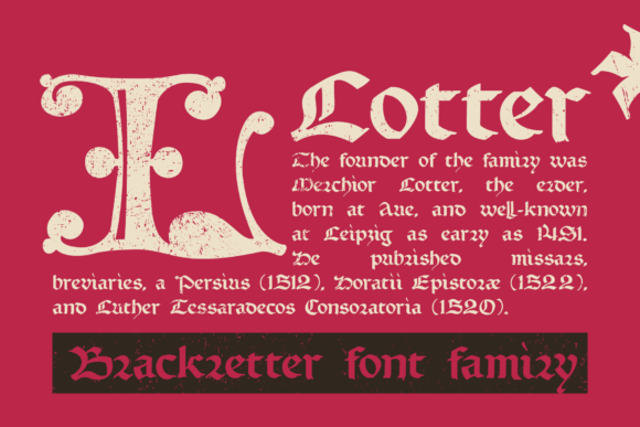 Lotter Font - Featured Image