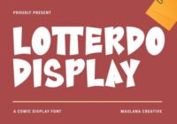 Lotterdo Font - Featured Image