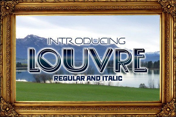 Louvre Font - Featured Image