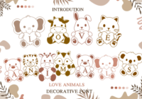 Love Animals Font - Featured Image