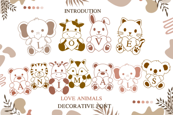 Love Animals Font - Featured Image