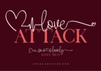 Love Attack Font - Featured Image