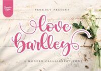 Love Barlley Font - Featured Image