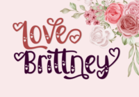 Love Brittney Font - Featured Image