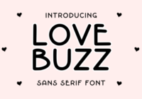 Love Buzz Font - Featured Image