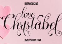 Love Christabel Font - Featured Image