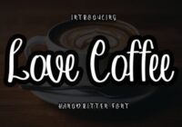 Love Coffee Font - Featured Image