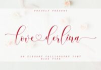 Love Derlina Font - Featured Image