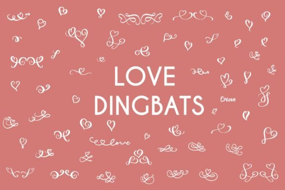 Love Dingbats Font - Featured Image