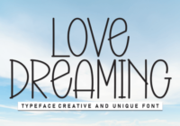 Love Dreaming Font - Featured Image
