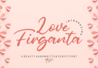 Love Firganta Font - Featured Image