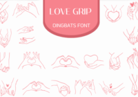 Love Grip Font - Featured Image