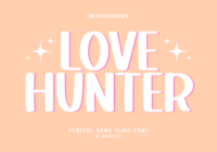 Love Hunter Font - Featured Image