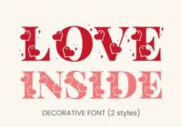Love Inside Font - Featured Image