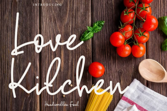 Love Kitchen Font - Featured Image