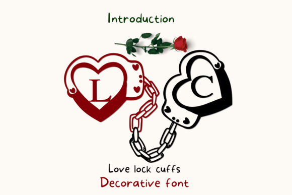 Love Lock Cuffs Font - Featured Image