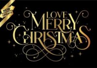 Love Merry Christmas Font - Featured Image