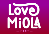 Love Miola Font - Featured Image