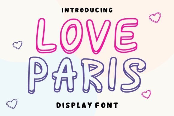 Love Paris Font - Featured Image