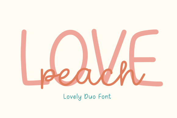 Love Peach Font - Featured Image