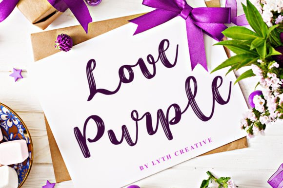 Love Purple Font - Featured Image