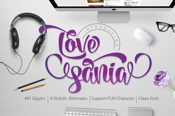 Love Sania Font - Featured Image