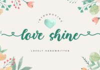 Love Shine Font - Featured Image