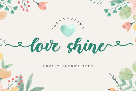 Love Shine Font - Featured Image