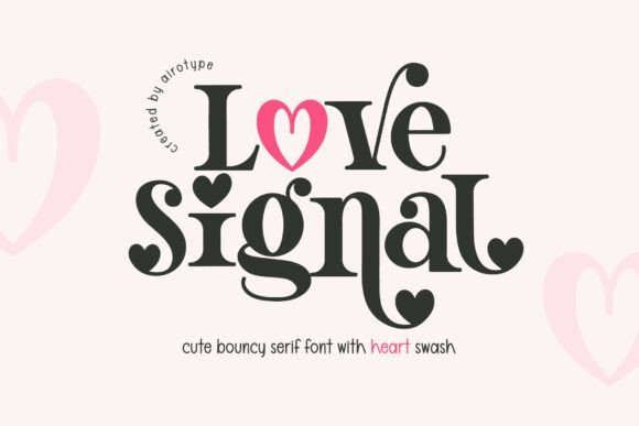 Love Signal Font - Featured Image