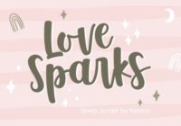 Love Sparks Font - Featured Image