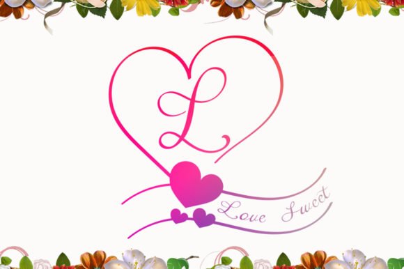 Love Sweet Monogram Font - Featured Image